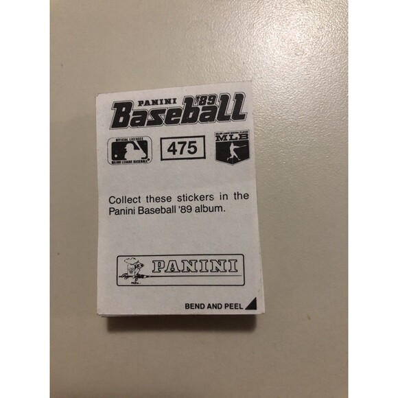Vintage Panini Mini MLB Baseball Stcikers1989 Rare Lot of 76 - Picture 2 of 3